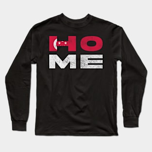 Home Singapore Flag Singaporean Long Sleeve T-Shirt